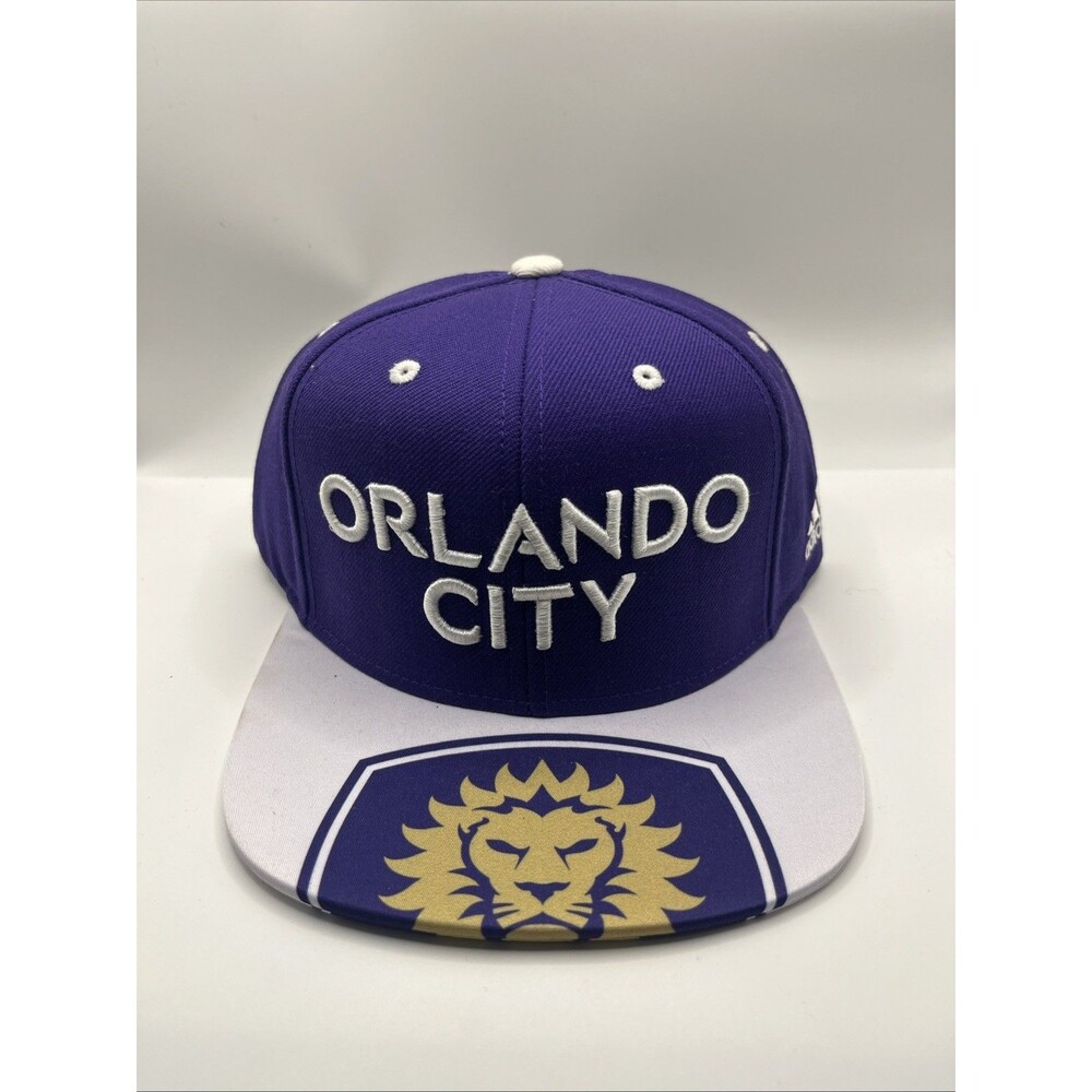 MLS Orlando City SC Adidas Snap Back Design Under Brim Cap Hat Beanie #VW80Z NEW